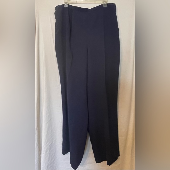 KATHY LEE WOMAN LADIES NAVY BLUE PANTS, Size 18W - Picture 1 of 1